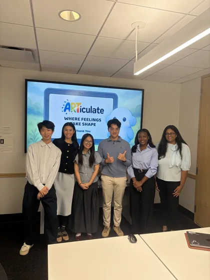 The ARTiculate team at the Ross +Tech Innovation Jam.