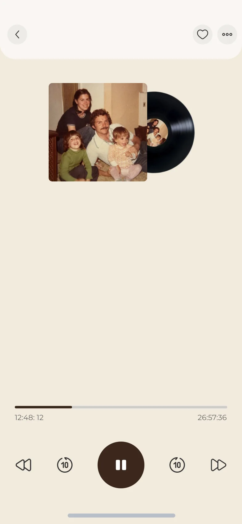 The A Story app playing back a recorded conversation